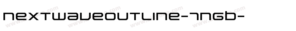NextwaveOutline-7ngB字体转换