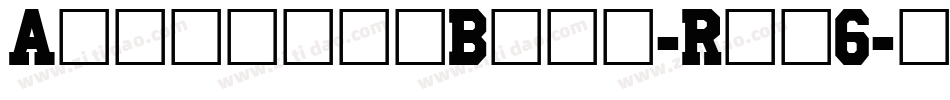 AthleticBold-Rxo6字体转换