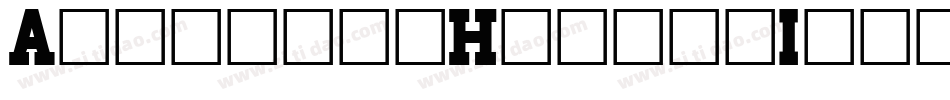 AthleticHollowInverse-rXAL字体转换
