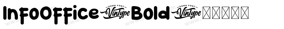 InfoOffice-Bold字体转换