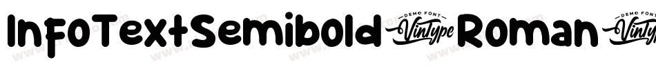 InfoTextSemibold-Roman字体转换