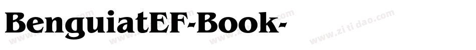 BenguiatEF-Book字体转换