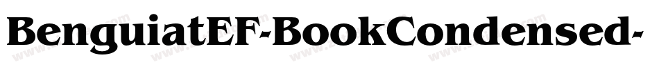 BenguiatEF-BookCondensed字体转换