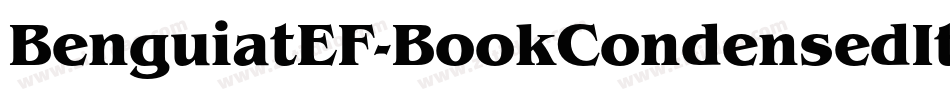 BenguiatEF-BookCondensedIta字体转换