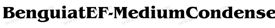 BenguiatEF-MediumCondensed字体转换