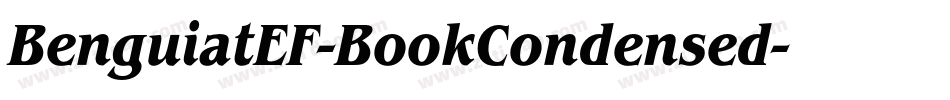 BenguiatEF-BookCondensed字体转换
