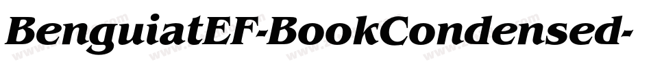 BenguiatEF-BookCondensed字体转换