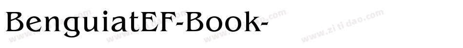 BenguiatEF-Book字体转换