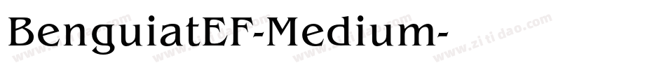 BenguiatEF-Medium字体转换