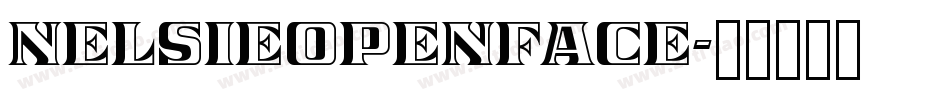 NelsieOpenFace字体转换