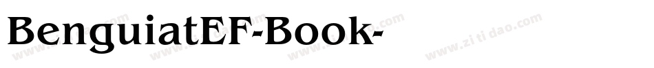 BenguiatEF-Book字体转换