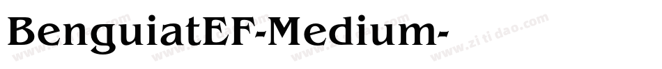 BenguiatEF-Medium字体转换