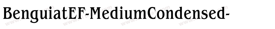 BenguiatEF-MediumCondensed字体转换
