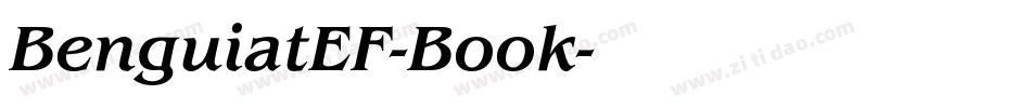BenguiatEF-Book字体转换