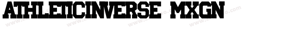 AthleticInverse-MxGn字体转换