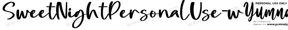 SweetNightPersonalUse-w1Jv3字体转换