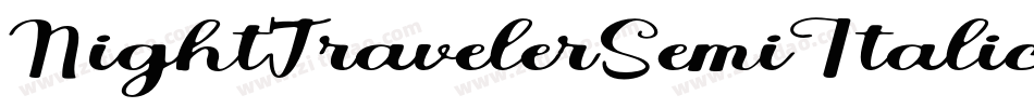 NightTravelerSemiItalic-owvlq字体转换