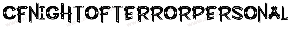 CfNightOfTerrorPersonalRegular-ALPOD字体转换