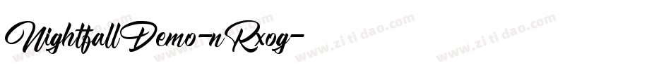 NightfallDemo-nRxog字体转换