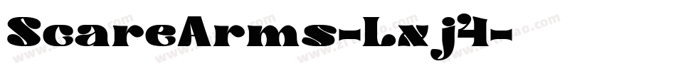 ScareArms-Lxj4字体转换