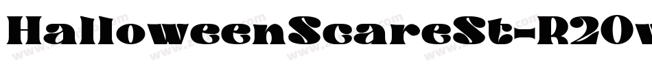 HalloweenScareSt-R2Ov字体转换