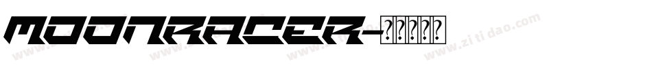 Moonracer字体转换