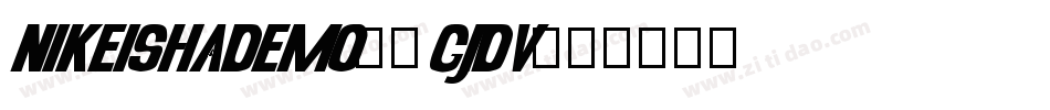 NikeishaDemo-1Gjdv字体转换