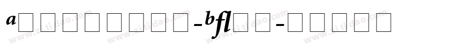Atlantean-BXGG字体转换