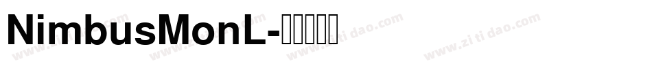 NimbusMonL字体转换