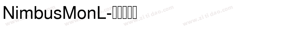 NimbusMonL字体转换
