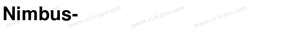 Nimbus字体转换