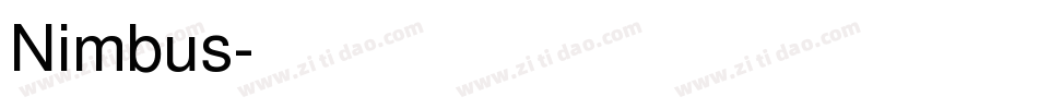Nimbus字体转换