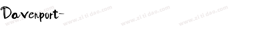 Davenport字体转换