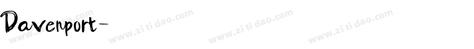 Davenport字体转换