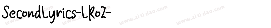 SecondLyrics-LRoZ字体转换