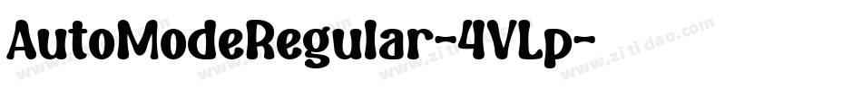 AutoModeRegular-4VLp字体转换