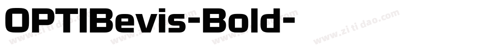 OPTIBevis-Bold字体转换