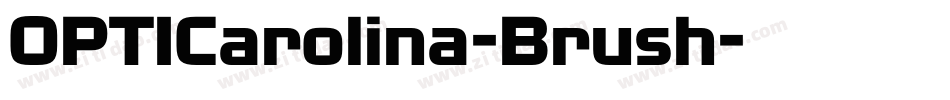 OPTICarolina-Brush字体转换
