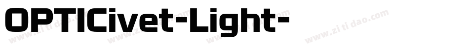 OPTICivet-Light字体转换