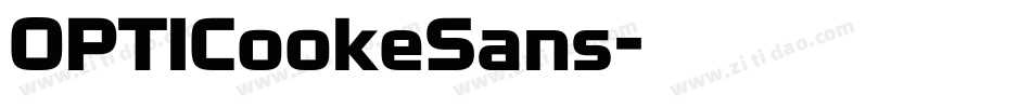 OPTICookeSans字体转换