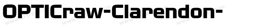 OPTICraw-Clarendon字体转换