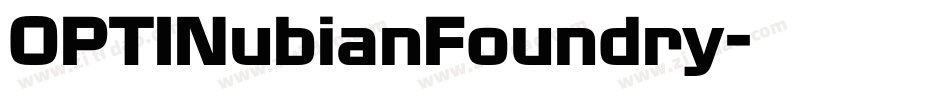 OPTINubianFoundry字体转换