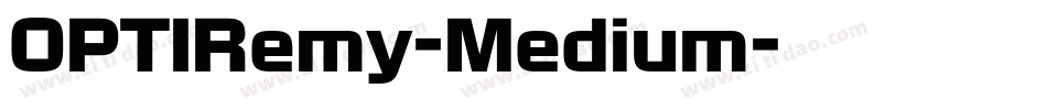 OPTIRemy-Medium字体转换