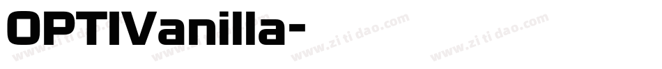 OPTIVanilla字体转换