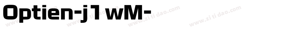 Optien-j1wM字体转换