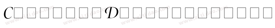 CurvetteDisplay字体转换