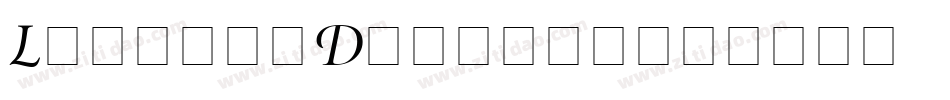 LopplerDisplay字体转换