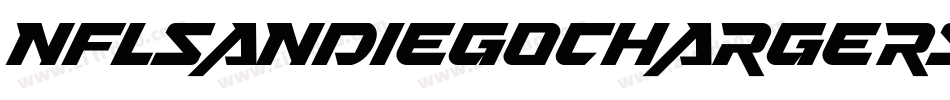 NflSanDiegoChargers-KpVZ字体转换