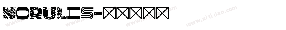 NoRules字体转换