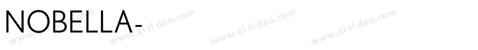 NOBELLA字体转换